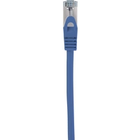 Renkforce RF-5044976 RJ45 Câble réseau, câble patch CAT 6a S/FTP 0.50 m bleu avec cliquet d'encastrement, ignifuge Renkforce RF-5044976 RJ45 Câble réseau, câble patch CAT 6a S/FTP 0.50 m bleu avec cliquet d'encastrement, ignifuge