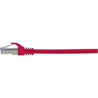 Renkforce RF-5043970 RJ45 Câble réseau, câble patch CAT 6a S/FTP 5.00 m rouge ignifuge 1 pc(s) Renkforce RF-5043970 RJ45 Câble réseau, câble patch CAT 6a S/FTP 5.00 m rouge ignifuge 1 pc(s)