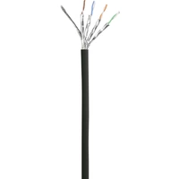 Renkforce RF-5047480 RJ45 Câble réseau, câble patch CAT 6a S/FTP 0.50 m noir ignifuge Renkforce RF-5047480 RJ45 Câble réseau, câble patch CAT 6a S/FTP 0.50 m noir ignifuge