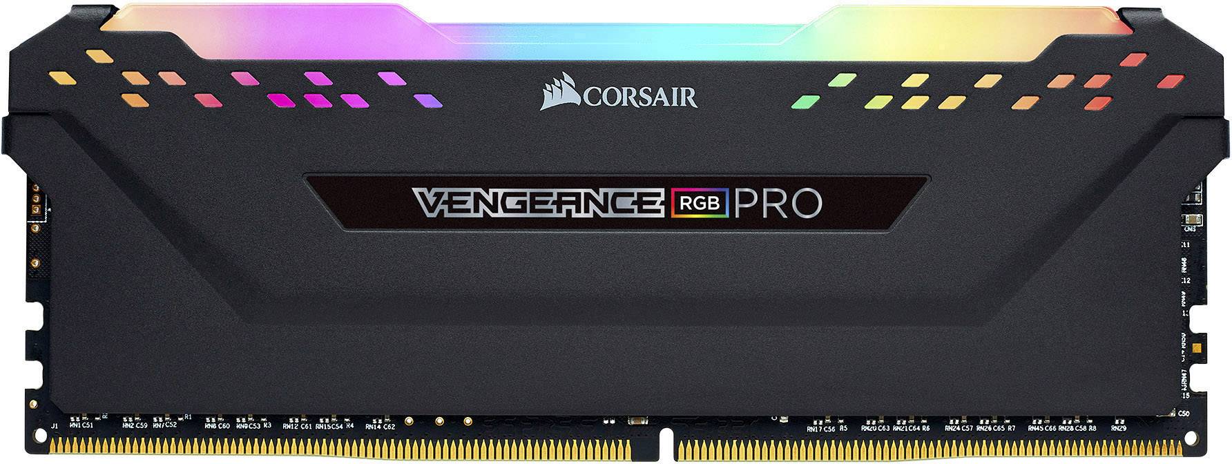 Corsair Vengeance RGB PRO Mémoire pour PC DDR4 16 GB 2 x 8 GB 3200 MHz DIMM 288 broches CL16 18-18-36 CMW16GX4M2C3200C16