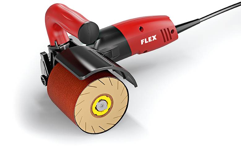 Flex Satineuse 433454 BSE 14-3 INOX Set 230 V Logement d'outil 19 mm max. 125 mm max. 100 mm