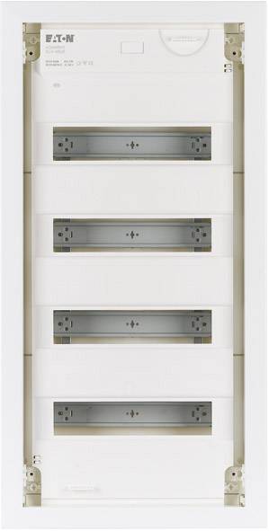 Eaton 178804 KLV-48UPP-F Coffret de distribution encastré Nombre de divisions = 12 Nbr de rangées = 4