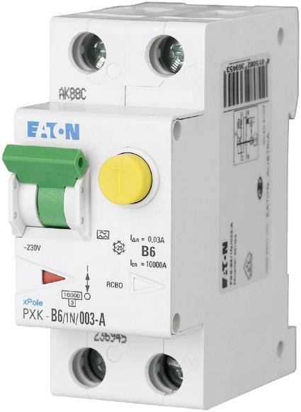 Eaton 236945 Interrupteur différentiel/Disjoncteur de protection 2 pôles 6 A 0.03 A 240 V/AC