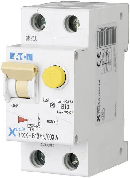 Eaton 236947 Disjoncteur différentiel/Disjoncteur de protection 2 pôles 13 A 0.03 A 240 V/AC