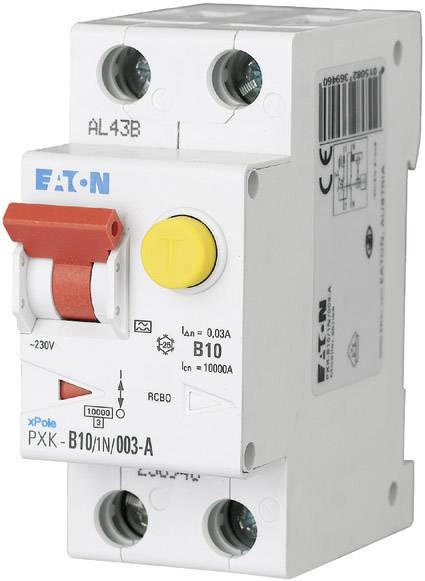 Eaton 236962 Interrupteur différentiel/Disjoncteur de protection 2 pôles 10 A 0.03 A 240 V/AC