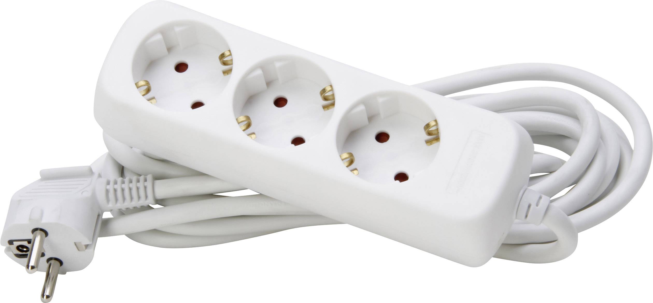 Multiprise Kopp 128690659 x3 blanc arctique contact de protection 1 pc(s)