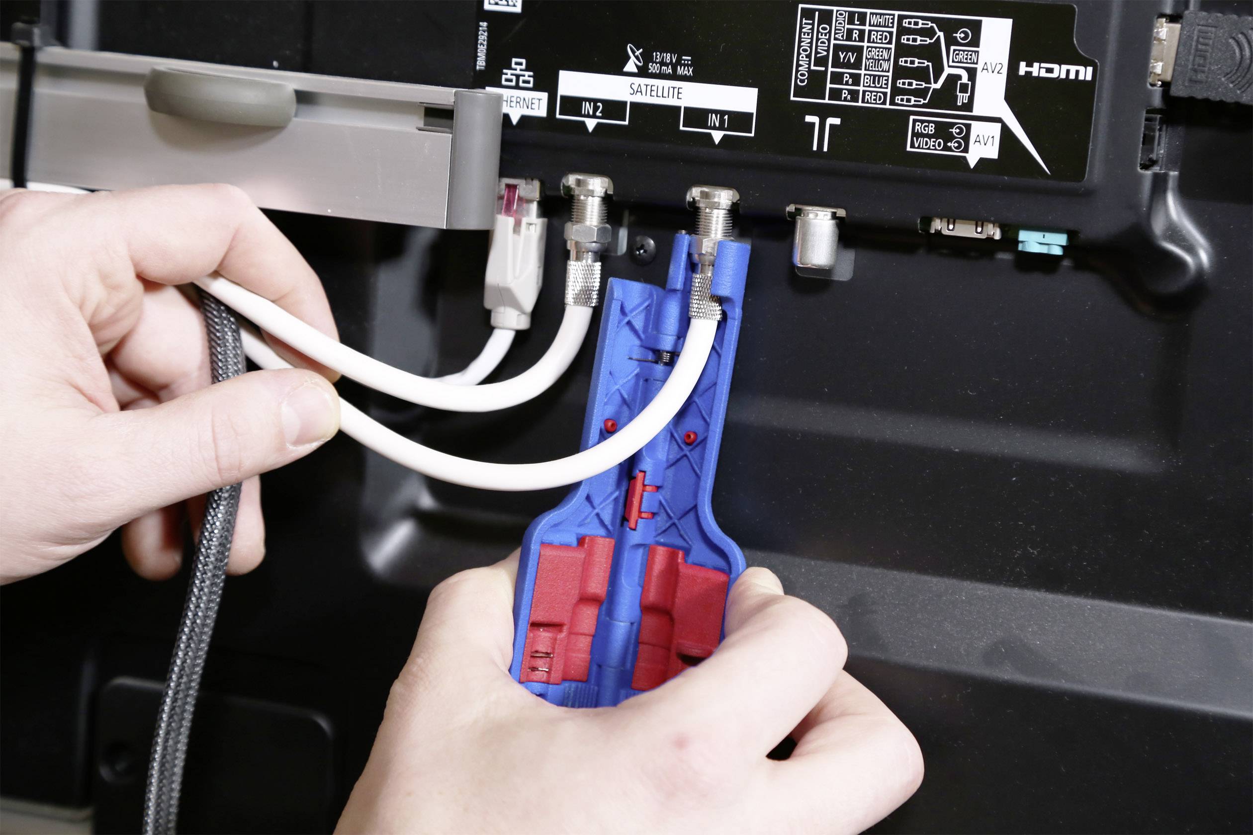 WEICON 10051150 Dénudeur de câble adapté pour câbles coaxiaux