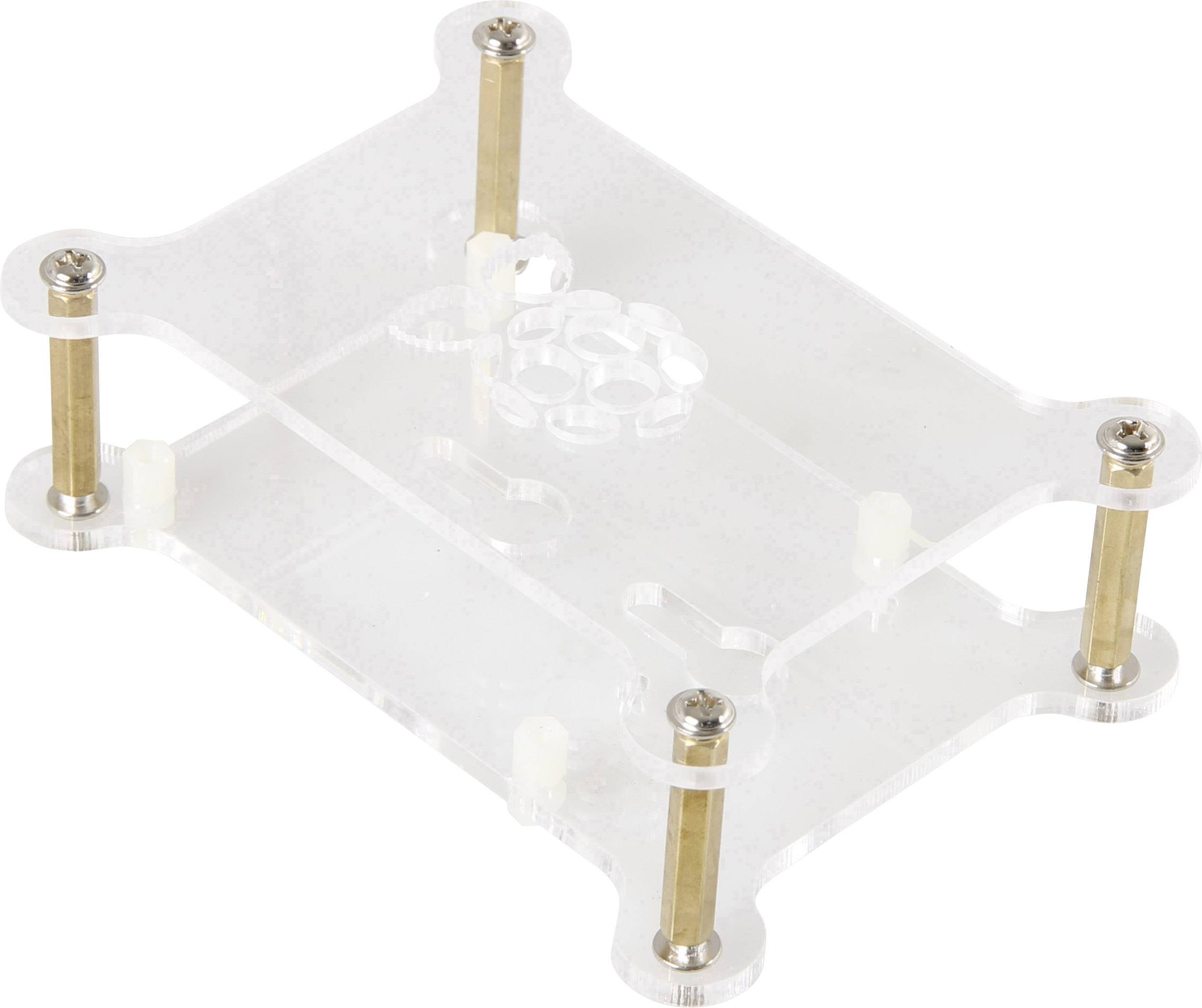 Joy-it Makercase V1 Boîtier pour ordinateur monocarte Convient pour (kits de développement): Raspberry Pi verre acrylique
