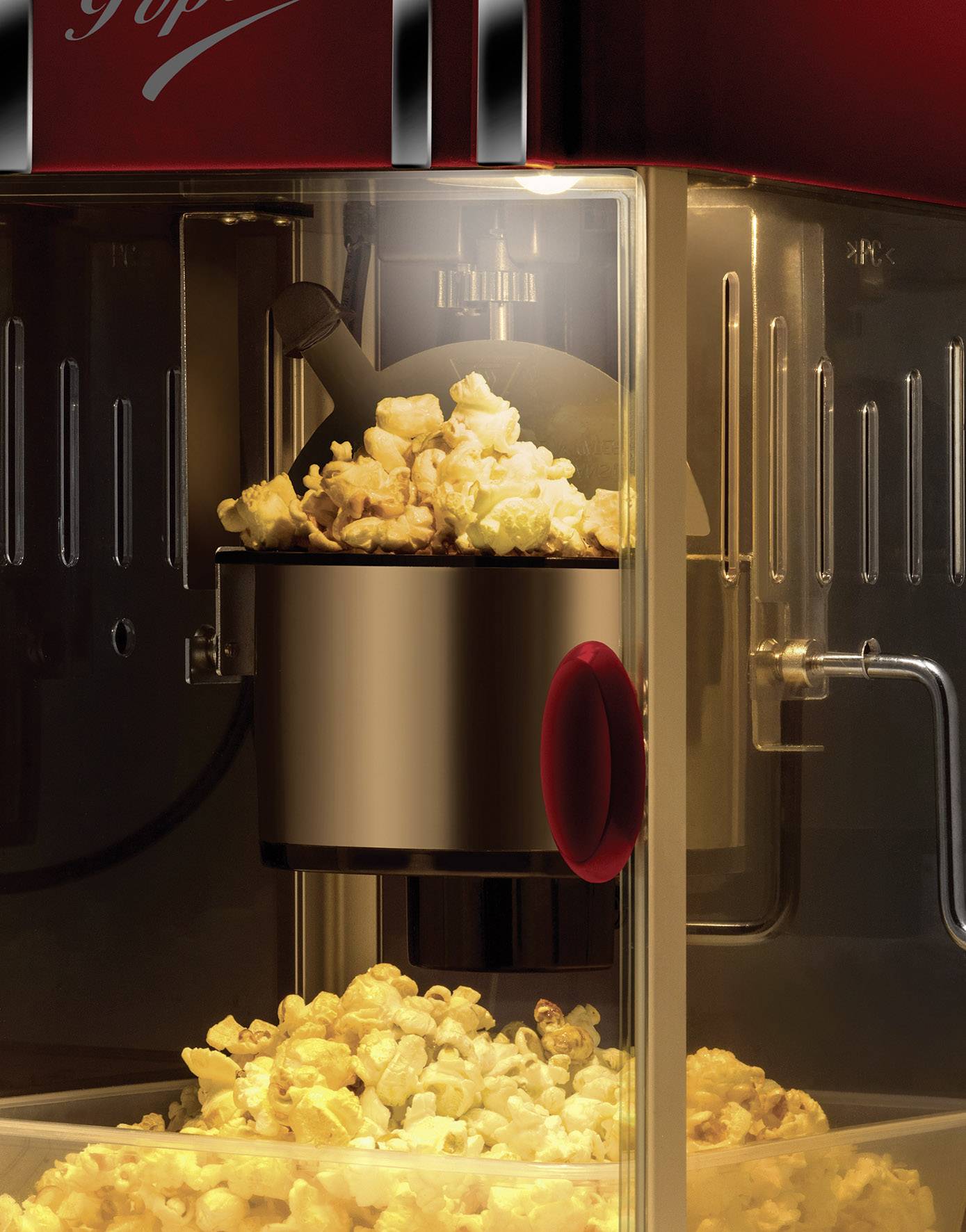 Unold 48535 48535 Machine à pop-corn argent, rouge