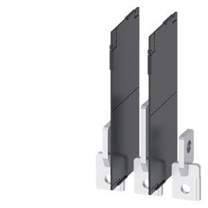 Deux barrettes de mémoire RAM noires disposées verticalement côte à côte sur un support blanc, sur un fond blanc.