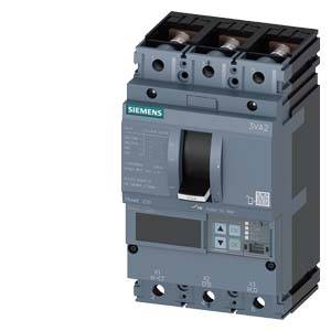 Disjoncteur Siemens 3VA2225-5JQ32-0AD0 3 inverseurs (RT) Plage de réglage (courant): 100 - 250 A Tension de contact (max.): 690