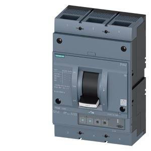 Disjoncteur Siemens 3VA2510-5HN32-0KH0 Plage de réglage (courant): 400 - 1000 A Tension de contact (max.): 690 V/AC (l x H x P)