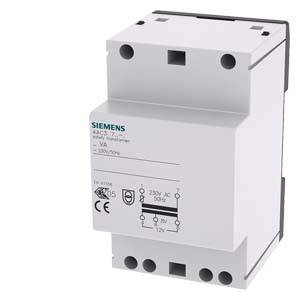 Un interrupteur électronique blanc de Siemens portant l'inscription 'AC 230V' et plusieurs symboles techniques sur sa façade.
