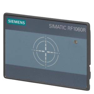 Un lecteur RFID Siemens SIMATIC RF1060R utilisé dans des applications industrielles pour le transfert de données sans contact.