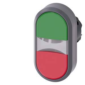Bouton-poussoir à double touche Siemens 3SU1031-3AB42-0AA0 1 pc(s)