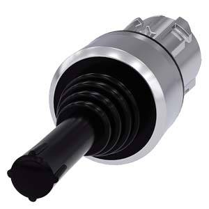 Propulsion à actionnement avec levier noir et boîtier argenté, adapté aux mécanismes de commande dans les machines.