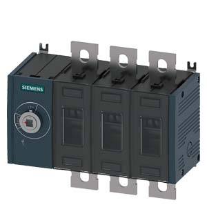 Un interrupteur Siemens basse tension avec quatre modules de commutation et des connexions métalliques. Utilisé pour l'installation électrique et la protection.
