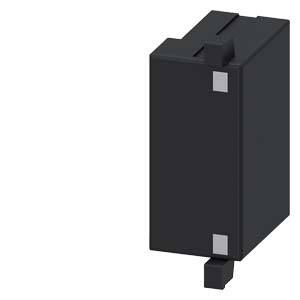 Un composant électronique noir rectangulaire avec des connexions métalliques sur les côtés, probablement un transistor ou un relais.