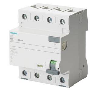 Siemens 5SV36468LA 5SV3646-8LA Disjoncteur différentiel A 63 A 0.3 A 400 V