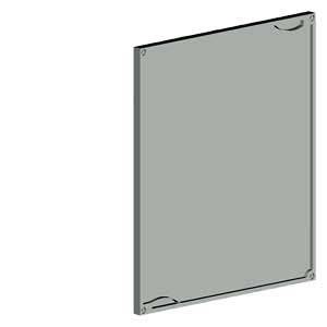 Un écran rectangulaire vide avec un cadre gris, probablement destiné à présenter des informations ou des images sur un mur.
