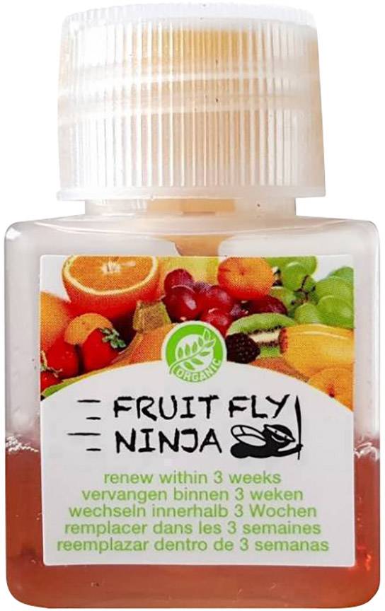 Fruit Fly Ninja Fruit-Fly-Trap 42219 Piège à insectes (l x H x P) 30 x 50 x 30 mm 12 ml