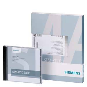 Un emballage de logiciel Siemens SIMATIC NET avec pochette de CD et carton.