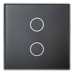 Siemens Cache Bouton-poussoir noir 5WG12118DB21