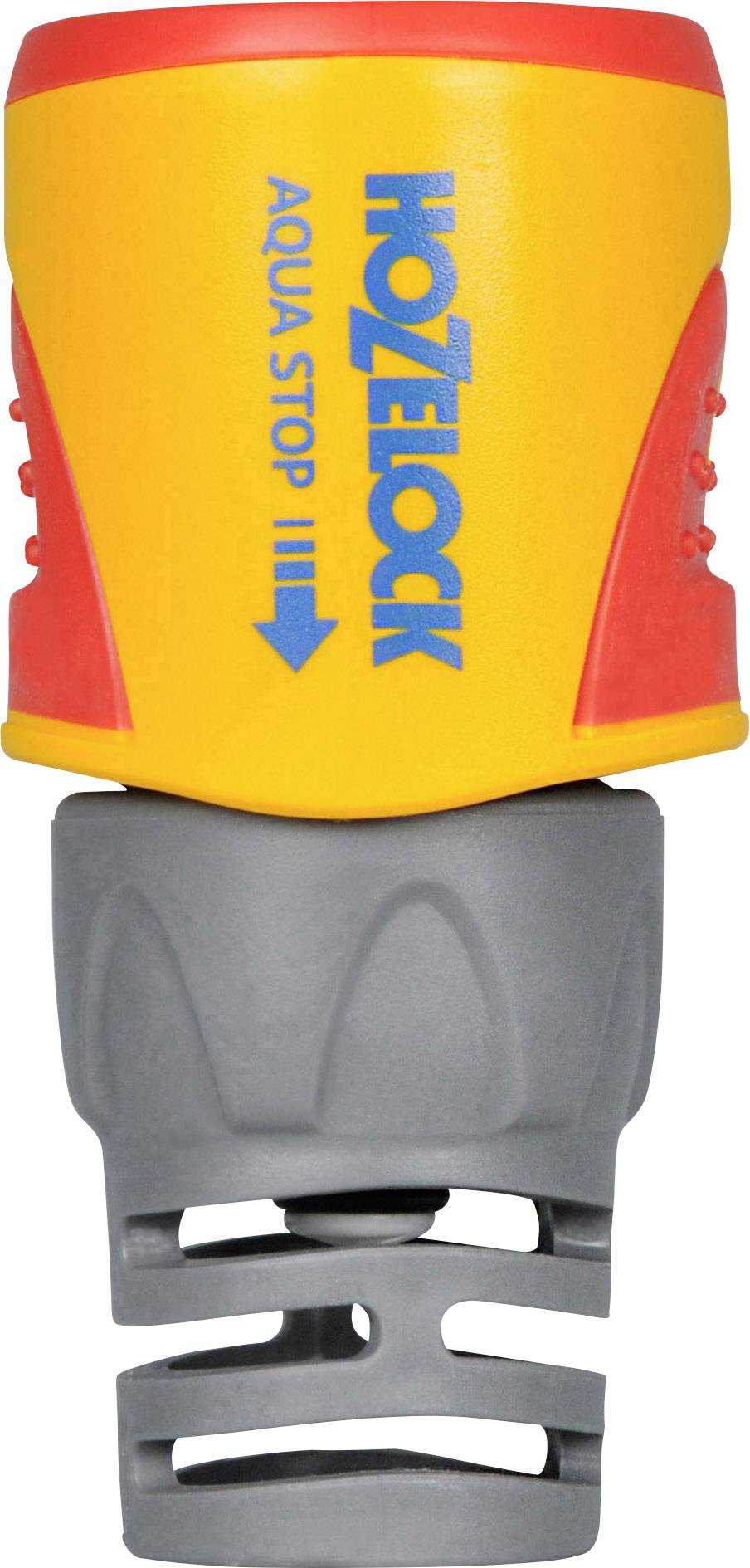 Hozelock 2055 6000 plastique Adaptateur de tuyau raccord enfichable, Ø 12 à 15 mm (1/2") avec système aquastop