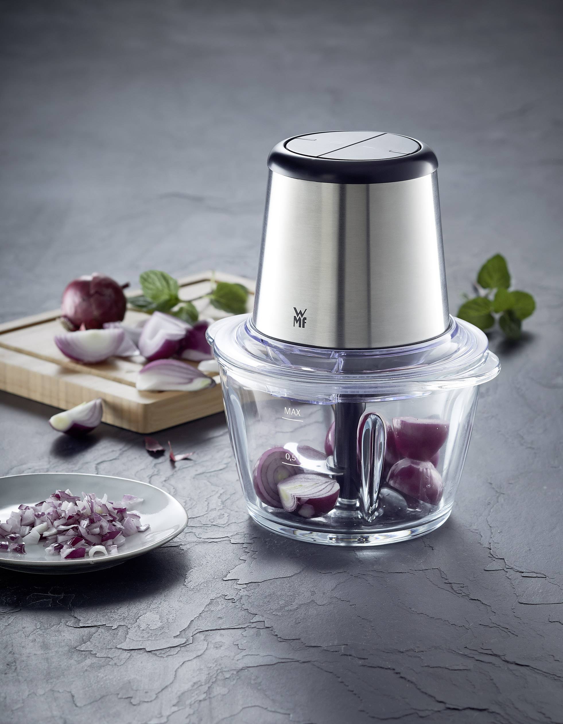 WMF KULT X 0416590011 Hachoir 320 W noir, argent (mat)