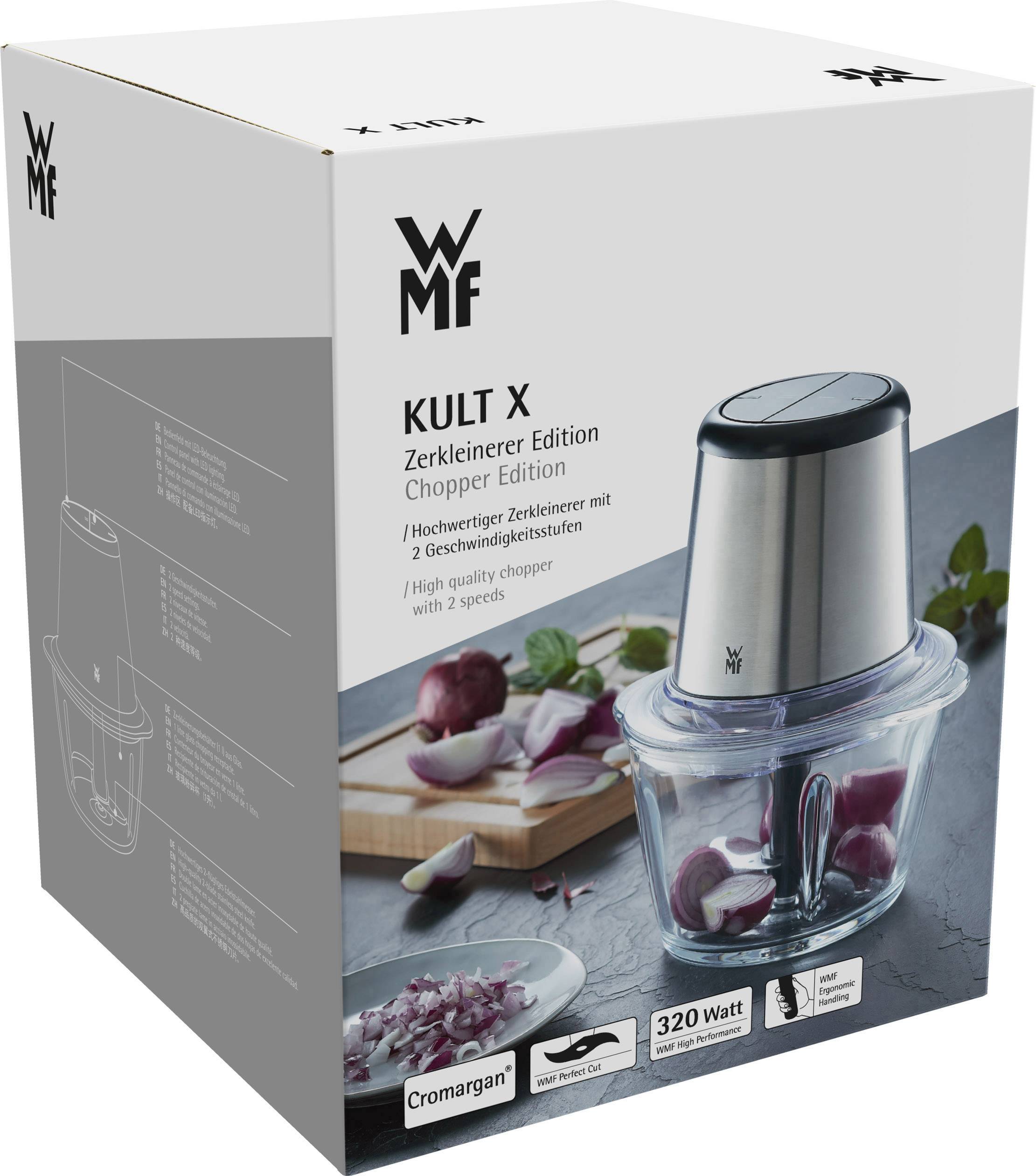 WMF KULT X 0416590011 Hachoir 320 W noir, argent (mat)