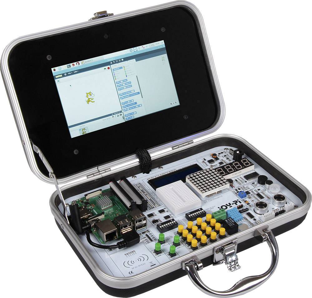 Mallette d'expérimentation et d'enseignement JoyPi avec Raspberry Pi 4B (8 GBV1.2