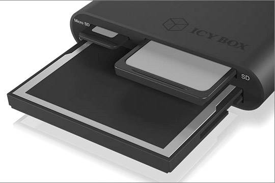 ICY BOX Lecteur de carte mémoire externe USB 3.1 (Gen 1) noir