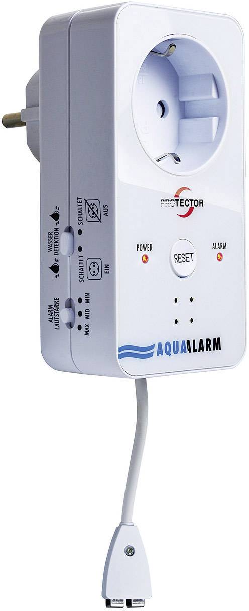 Protector WA-5 AquaAlarm Détecteur d'eau avec capteur externe sur secteur