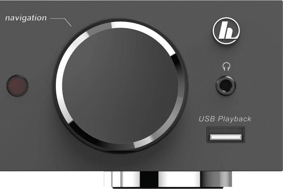 Hama DIT 2100 Tuner Hi-Fi pour radio Internet noir Bluetooth®, DAB+, radio Internet, WiFi, USB