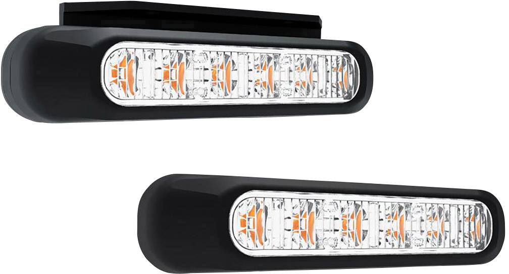 Fristom Clignotant avant FT-200 LED 95200 12 V, 24 V, 36 V via réseau de bord encastré orange