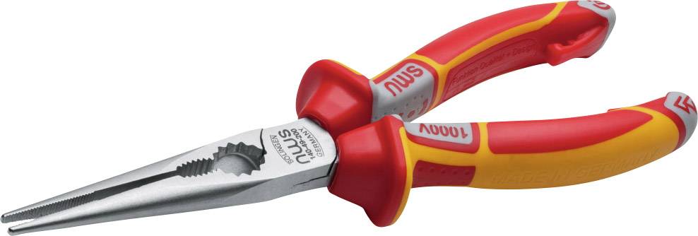 NWS 140-49-VDE-205 VDE Pince plate à becs ronds 205 mm