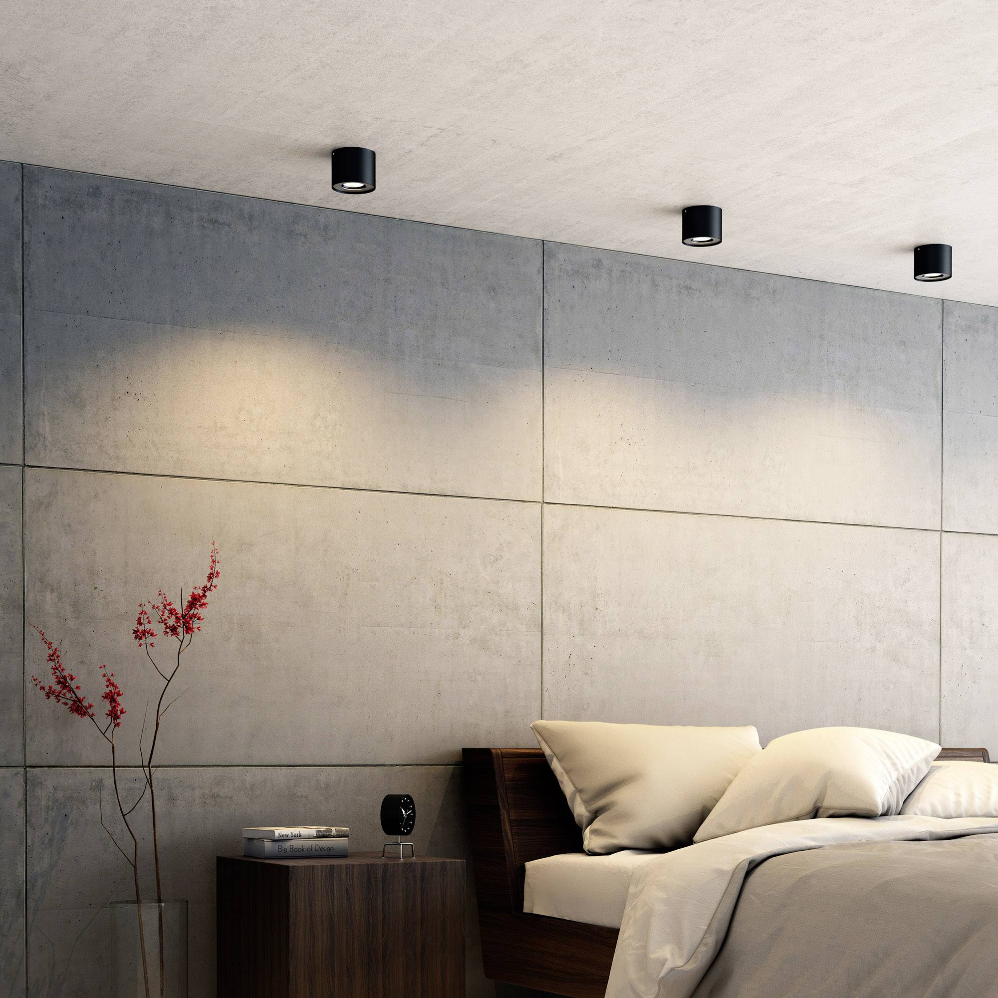 Philips LED Phase Lampe en saillie LED LED intégrée 4.5 W blanc chaud noir