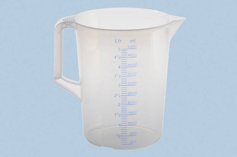 Hünersdorff 939000 Verre doseur 5000 ml plastique