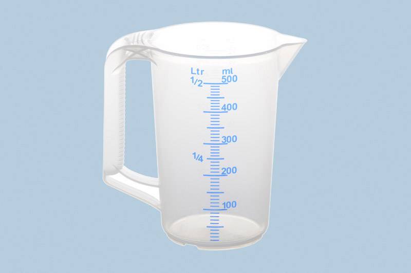 Hünersdorff 935000 Verre doseur 500 ml polypropylène (PP)