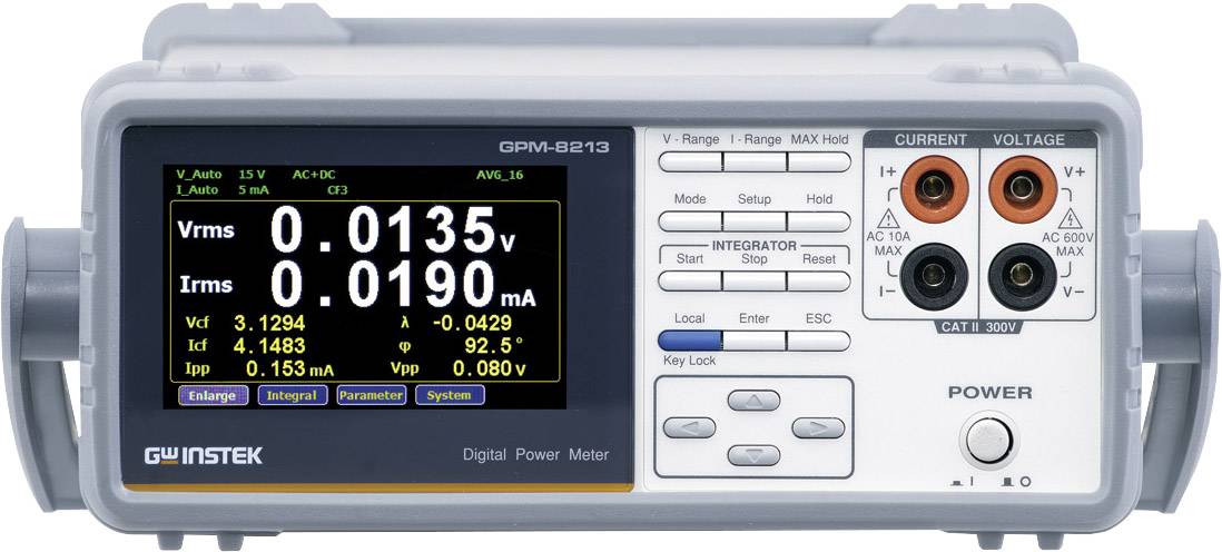 GW Instek GPM-8213 Analyseur de réseau monophasé