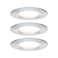 Paulmann Nova Spot encastrable pour salle de bains jeu de 3 LED LED 18 W IP44 Aluminium (tourné) Paulmann Nova Spot encastrable pour salle de bains jeu de 3 LED LED 18 W IP44 Aluminium (tourné)