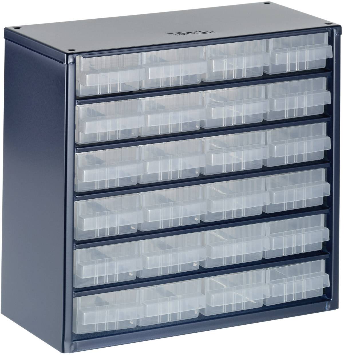 raaco 624-01 Réservoir pour petites pièces (l x H x P) 306 x 283 x 150 mm Nombre de compartiments: 24 Contenu 1 pc(s)