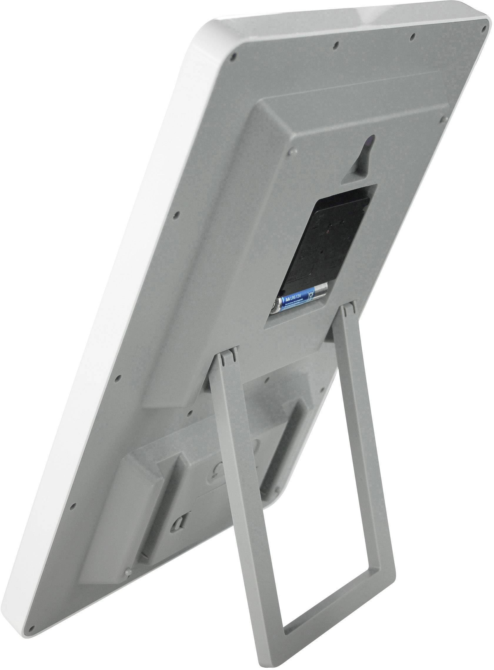 Geemarc VISO50_WH_VDE radiopiloté(e) Horloge murale blanc