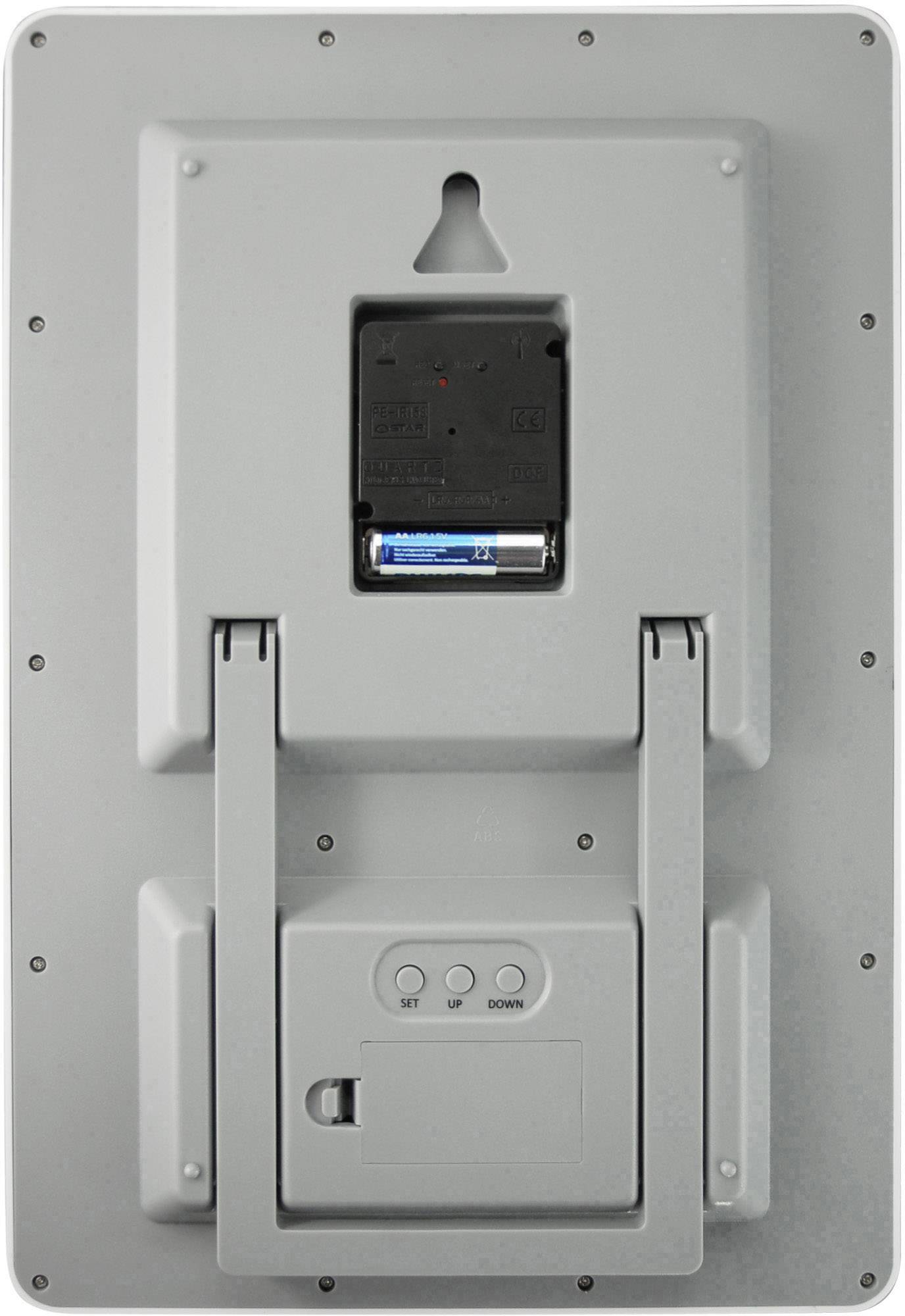 Geemarc VISO50_WH_VDE radiopiloté(e) Horloge murale blanc