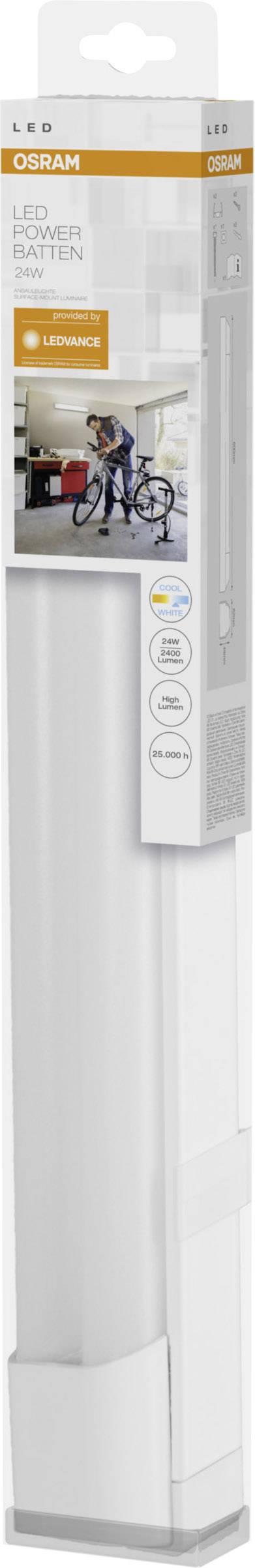 LEDVANCE LED Power Batten L Éclairage LED pour meuble 24 W blanc neutre blanc