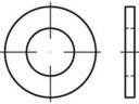 Rondelle acier inoxydable A2 1000 pc(s) TOOLCRAFT TO-5377731
