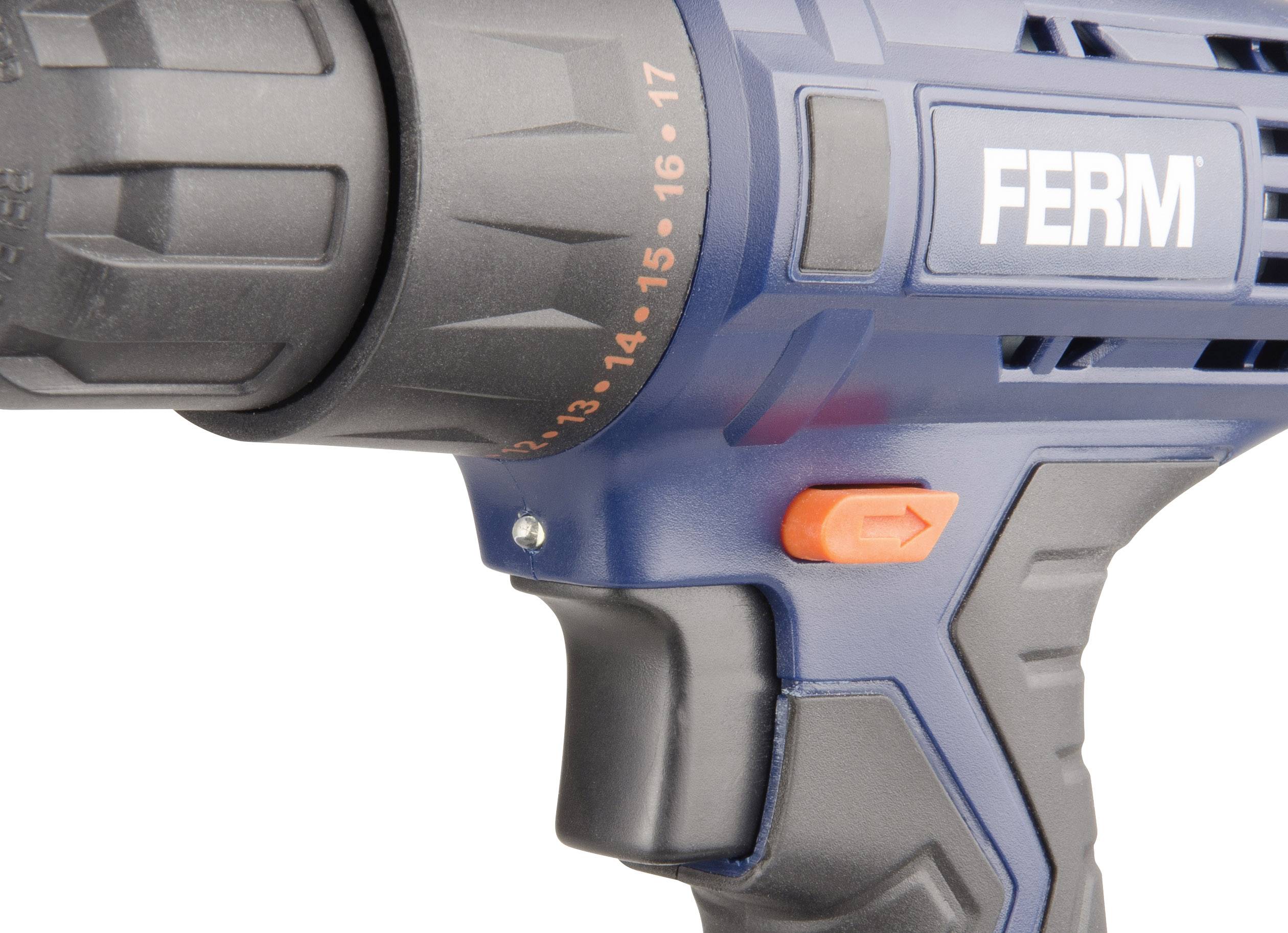 Perceuse-visseuse sans fil Ferm CDM1119 CDM1119 12 V 1.5 Ah Li-Ion