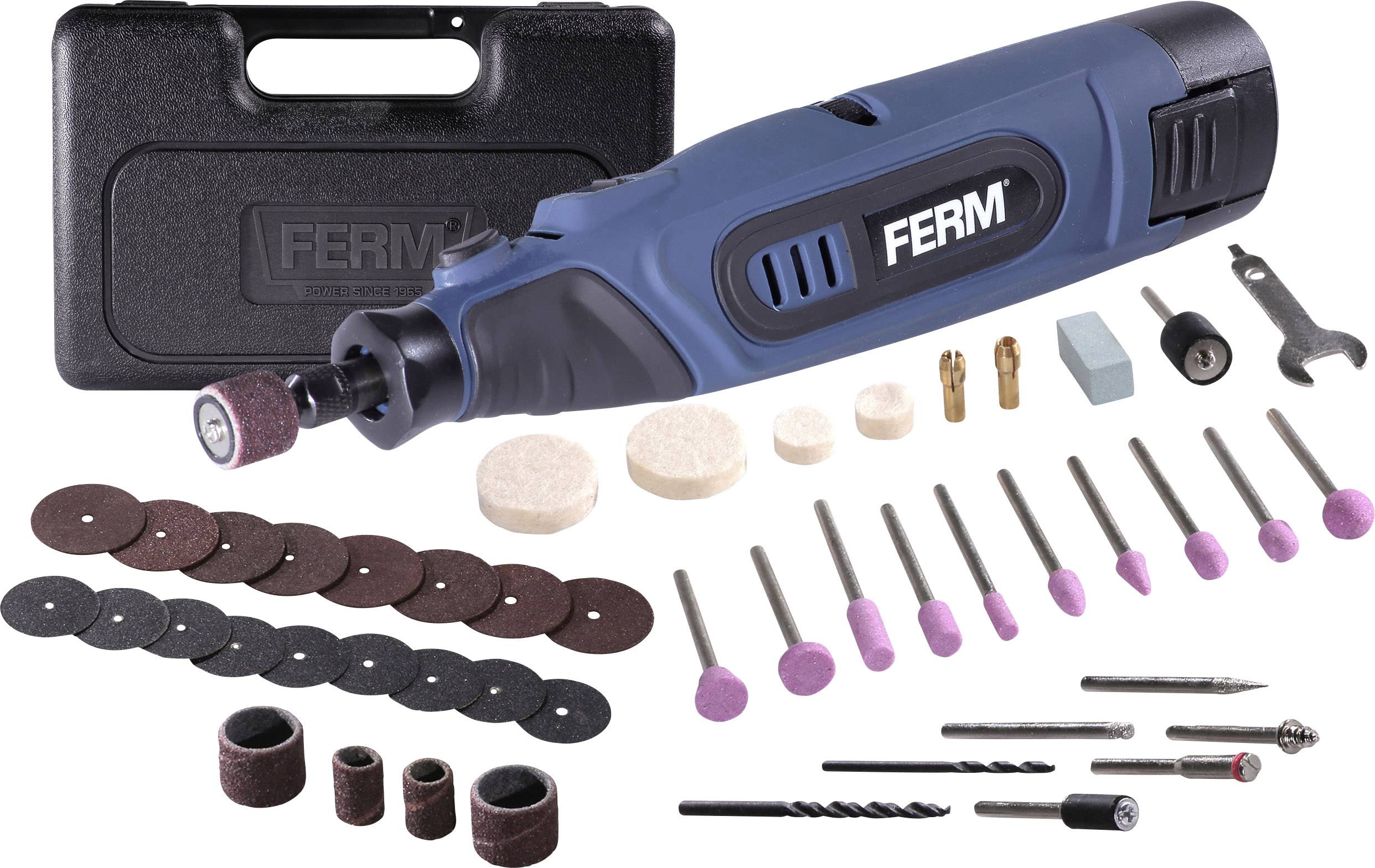 Ferm CTM1016 CTM1016 Outil multifonction sans fil 12 V 1.5 Ah