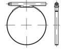 TOOLCRAFT TO-5394840 DIN 3017 acier (W1), forme B1, galvanisé, avec mâchoires de serrage colliers de serrage, monobloc