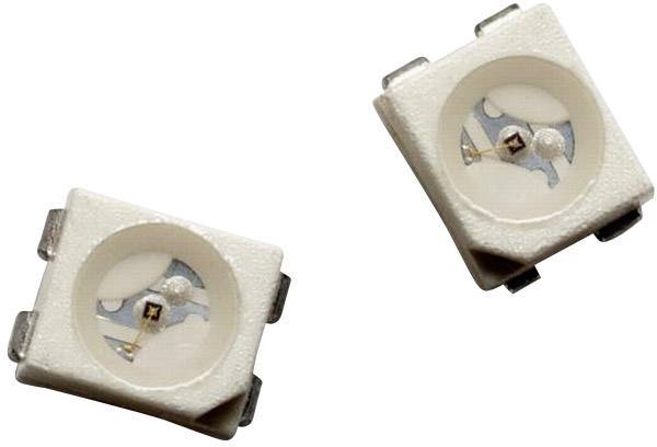 Broadcom HSML-A401-U40M1 LED CMS PLCC4 orange 400 mcd 120 ° 50 mA 2.2 V Tape cut